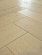 Havana Smoked White Oiled herringbone engineered oak flooring -  texture detail
