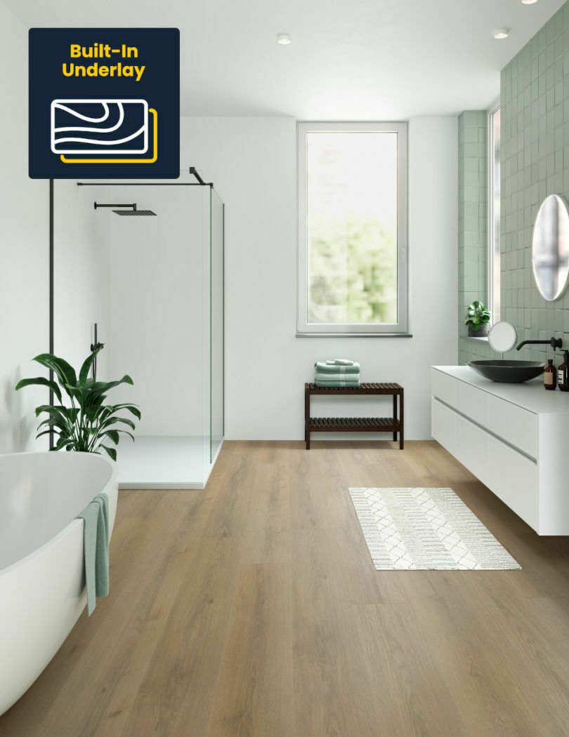 Douro Home Luxury Vinyl in Bathroom