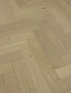 Havana Smoked White Oiled herringbone engineered oak flooring