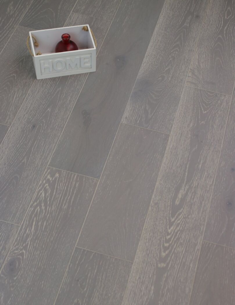Grey real wood Flooring
